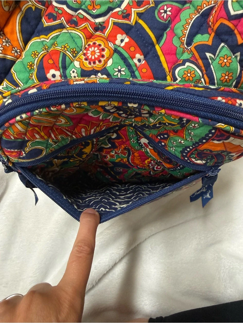 Vera Bradley Venetian Paisley Quilted Backpack